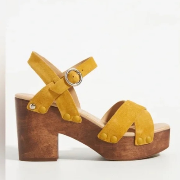 Sam Edelman Josefine Heels- Yellow - Picture 1 of 1